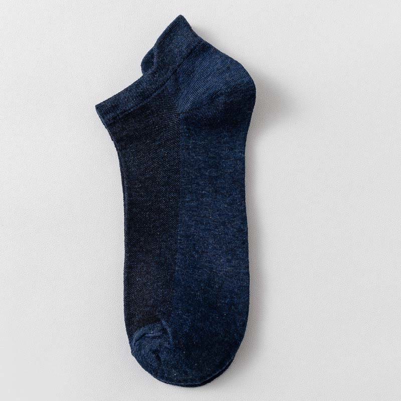 Mehrfarbige, lockere Baumwollsocken (3 Paar) - 42-48 - Marineblau - image 7