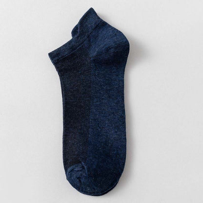 Mehrfarbige, lockere Baumwollsocken (3 Paar) - 42-48 - Marineblau - image 7