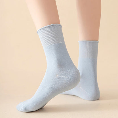 Elastische, einfarbige Viertelsocken in Übergröße (6 Paar)