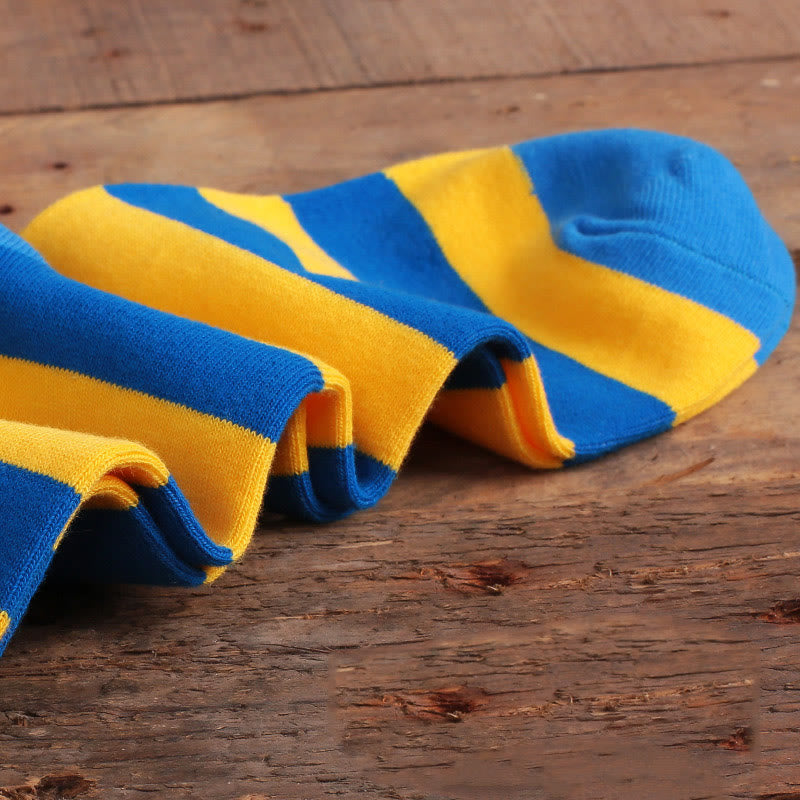 Lustige, lässige Crew-Socken mit Muster (5 Paar) - image 2
