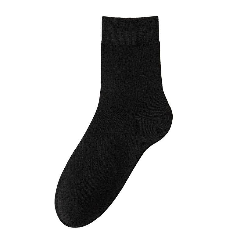 Atmungsaktive Viertelsocken in Unifarben (5 Paar) - Schwarz - EU39-46 (US6-12) - image 8