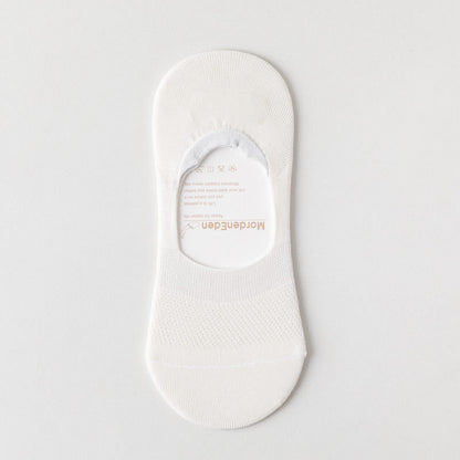 Netzelastische, unsichtbare Socken (5 Paar) - Weiß - EU39-46 (US5-12) - image 14