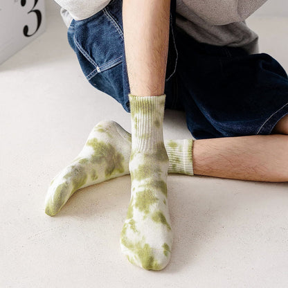 Viertelstrümpfe mit Batikmuster (5 Paar) - image 1