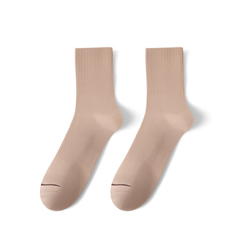Bequeme, einfarbige Viertelsocken in Übergröße (6 Paar)
