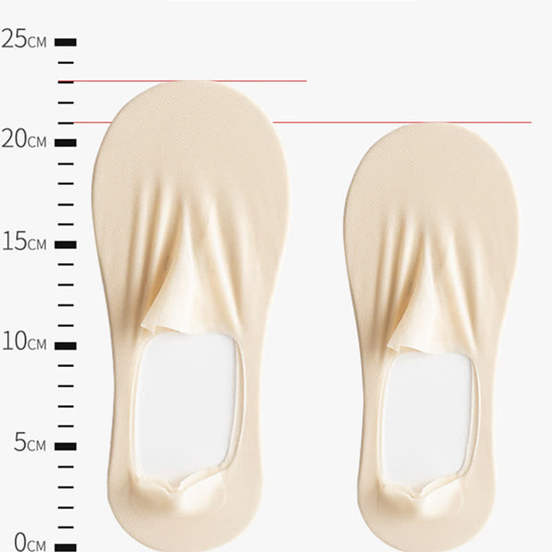 Unsichtbare Socken aus Eisseide (5 Paar) - image 4