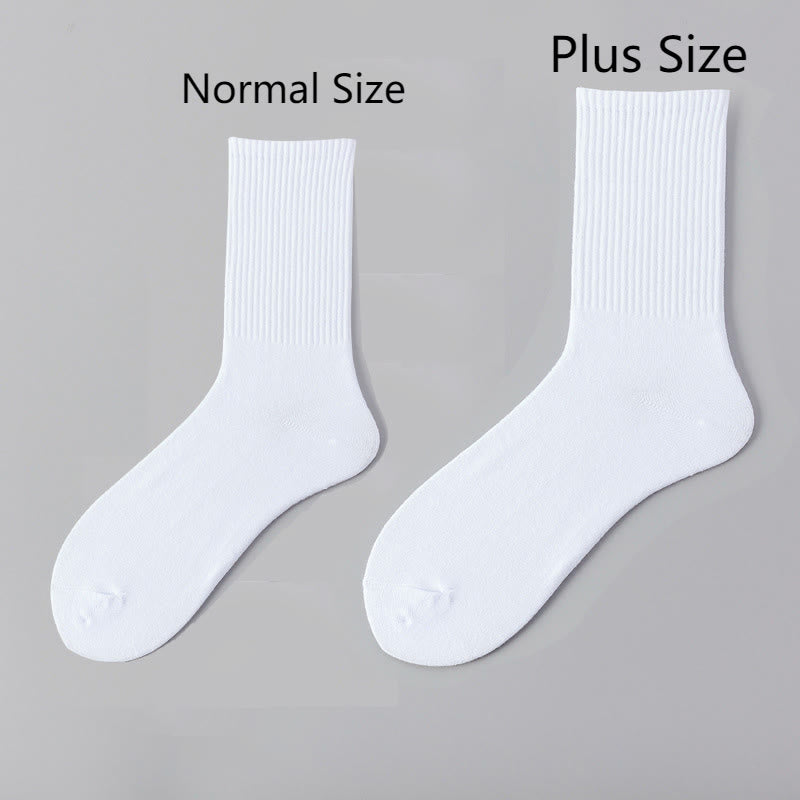 Atmungsaktive Socken aus weicher Baumwolle in Übergröße (3 Paar)
