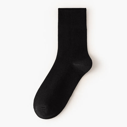 Einfarbige, hochelastische Viertelsocken (5 Paar)