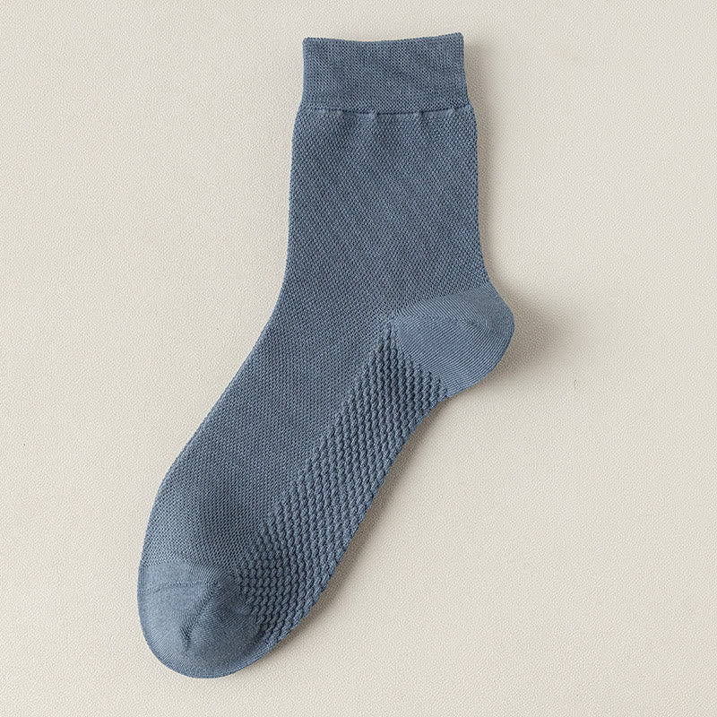 Viertelstrümpfe aus Baumwollnetz (5 Paar) - Blau - EU39-46 (US5-12) - image 23