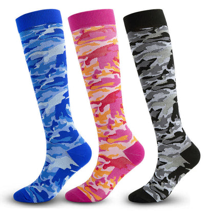 Kompressionsstrümpfe mit Camouflage-Muster (3 Paar)