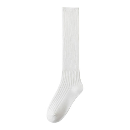 Einfarbige, stylische Slouch-Socken (3 Paar) - image 14