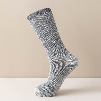 Plus Size Outdoor-Sportsocken aus warmer Wolle (3 Paar) - Marineblau - EU39-45 (US6-11) - image 2