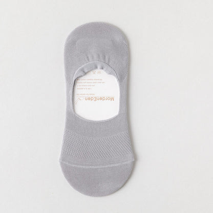 Netzelastische, unsichtbare Socken (5 Paar) - Hellgrau - EU39-46 (US5-12) - image 20