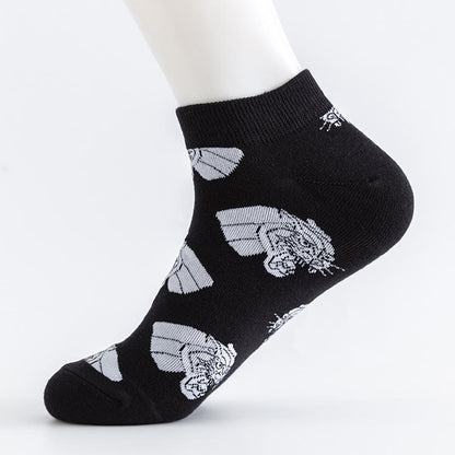 Söckchen mit Baummotiv in Übergröße (5 Paar)