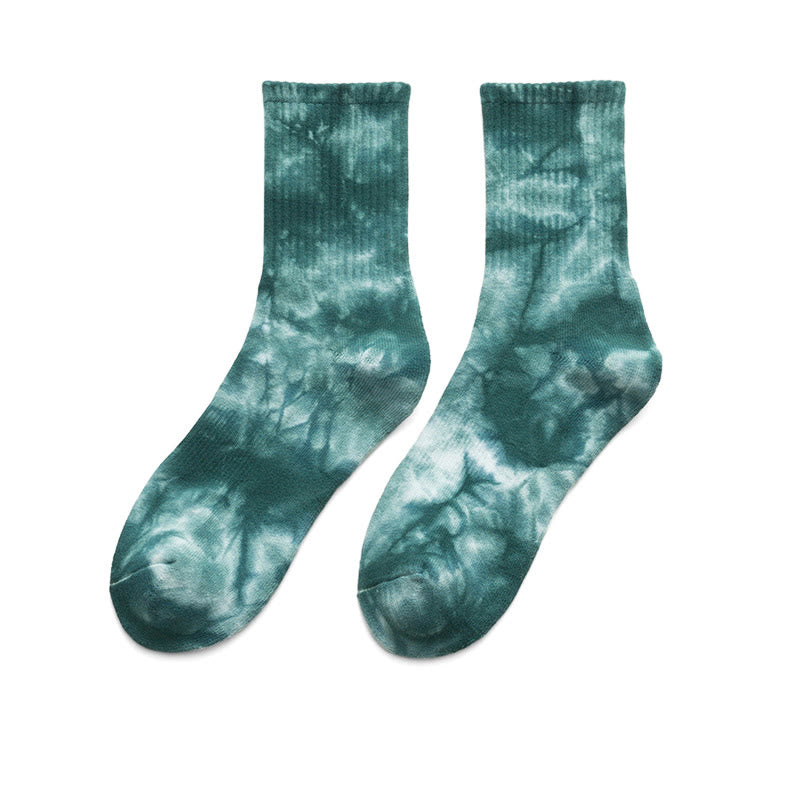 Bunte Viertelsocken im Batik-Look (4 Paar) - image 12