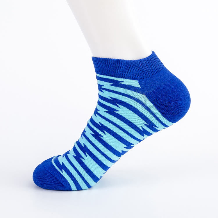 Knöchelsocken mit Karomuster (5 Paar) - image 4