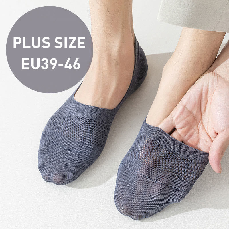 Elastische Füßlinge aus Netzstoff in Übergröße (5 Paar)
