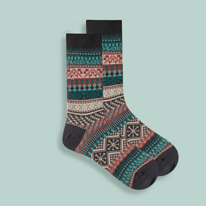 Retro-Socken aus weicher Baumwolle (10 Paar) - Dunkelgrau - EU37-43 (US4-9) - image 12