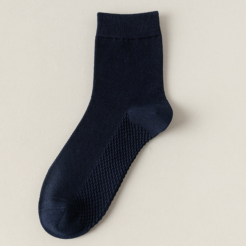 Viertelstrümpfe aus Baumwollnetz (5 Paar) - Marineblau - EU39-46 (US5-12) - image 19