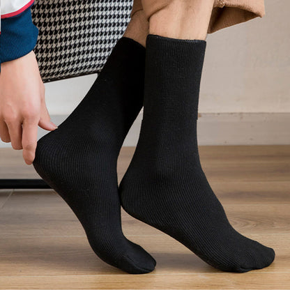 Plus Size einfarbige Fleece-Socken (6 Paar) - image 8