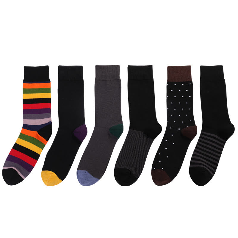 Farbgestreifte Socken (6 Paar) - image 3