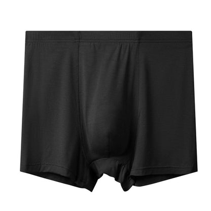 Atmungsaktive Boxershorts mit hoher Taille in Übergröße (1 Packung) - Schwarz - 13XL - image 4