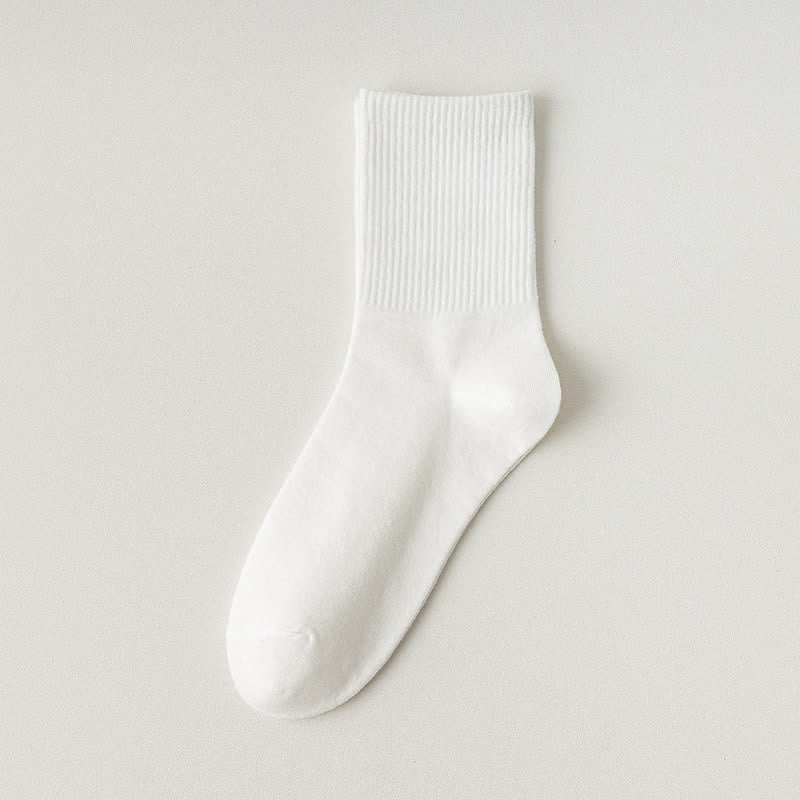 Bequeme Viertelsocken aus Baumwolle (6 Paar) - Weiß - EU39-43 (US5-9) - image 4