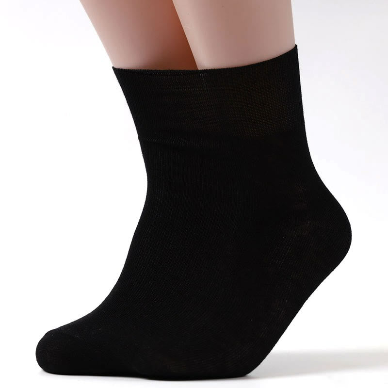 Plus Size-Paket mit nicht bindenden Viertelsocken - 45-50 - Schwarz - 5 Paare - image 6