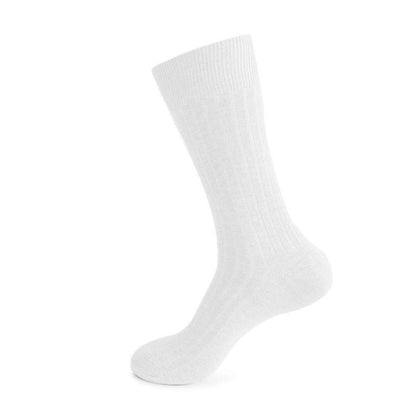 Socken mit einfarbigen Streifen (3 Paar) - Weiß - EU46-50 (US12-15) - image 10