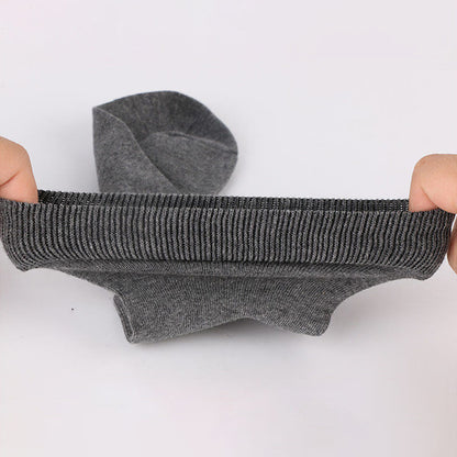 Weiche, einfarbige Viertelsocken in Übergröße (5 Paar)