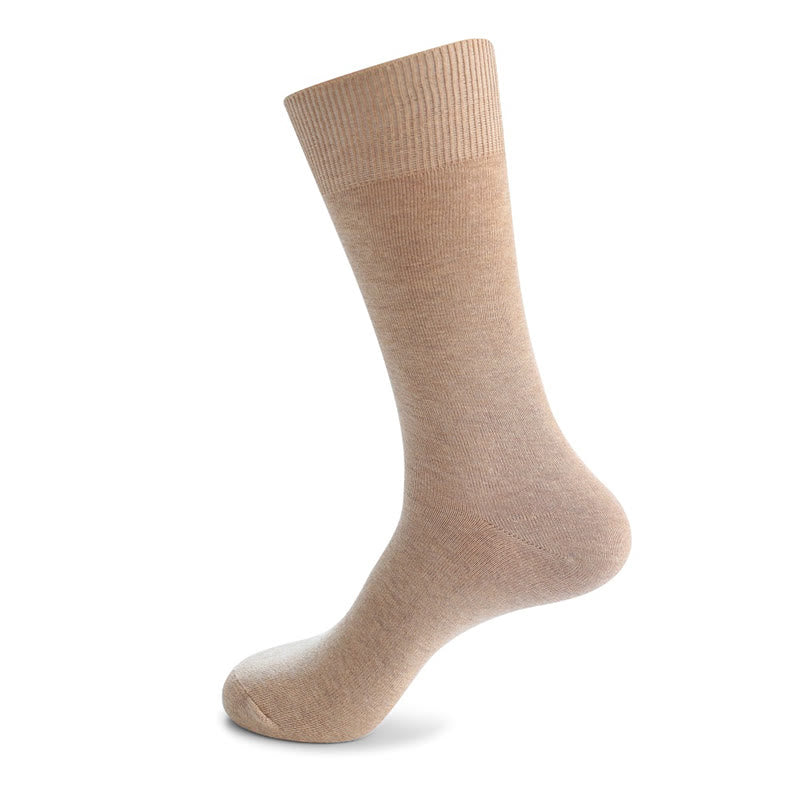 Strapazierfähige, einfarbige Socken (7 Paar) - Khaki - EU46-50 (US12-15) - image 16