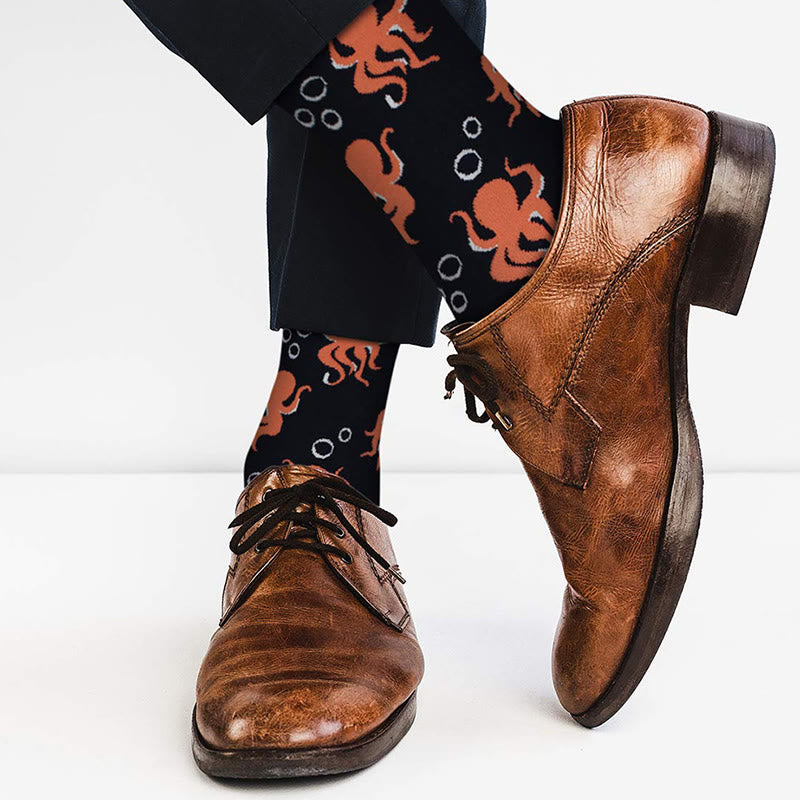 Fun Crew-Socken der Marine-Serie in Übergröße (5 Paar) - image 10
