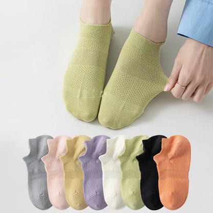 Atmungsaktive Mesh-Knöchelsocken (8 Paar) - Mehrfarbig - EU35-40 (US5-7) - image 0