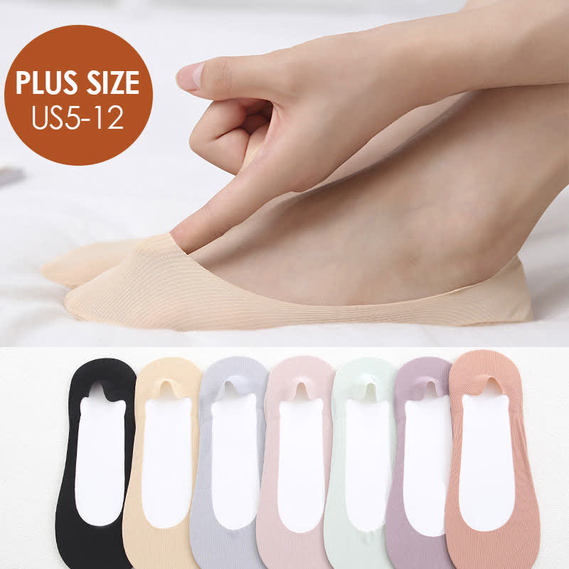 Rutschfeste, unsichtbare Socken (7 Paar) - image 0