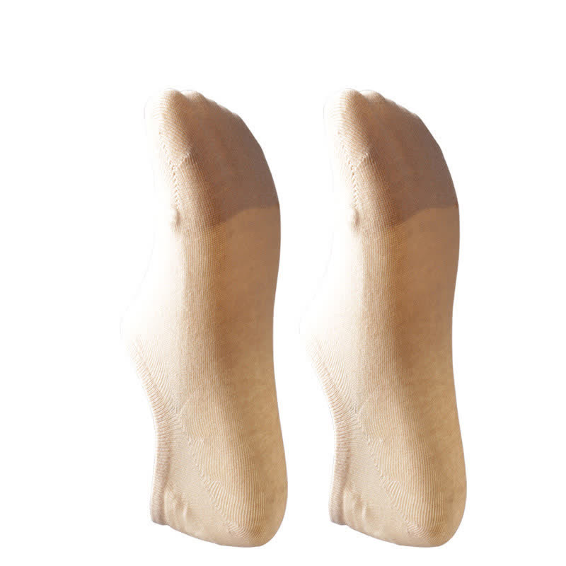 Rutschfeste, unsichtbare Baumwollsocken (4 Paar) - image 9