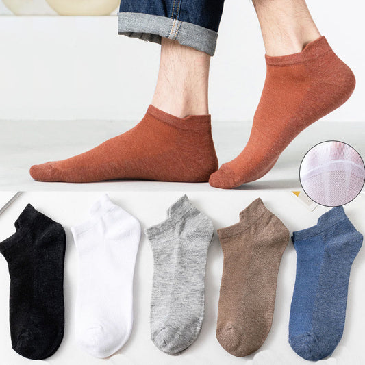 Mehrfarbige, lockere Baumwollsocken in Übergröße (3 Paar)