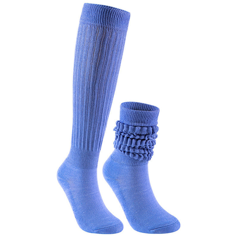 Bonbonfarbene, weiche Slouch-Socken (2 Paar)