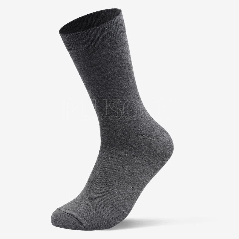 Crew-Socken in Übergröße, einfarbig (8 Paar)