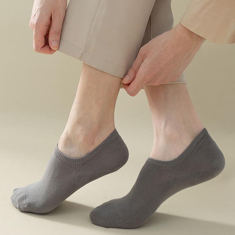 Rutschfeste No-Show-Socken in Übergröße (5 Paar)