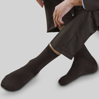 Weiche, einfarbige Viertelsocken in Übergröße (5 Paar)