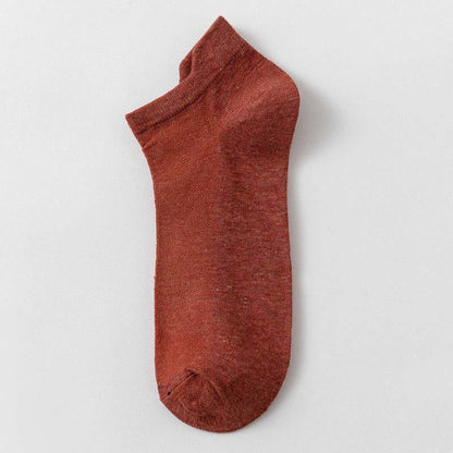 Mehrfarbige, lockere Baumwollsocken (3 Paar) - 42-48 - Rot - image 6