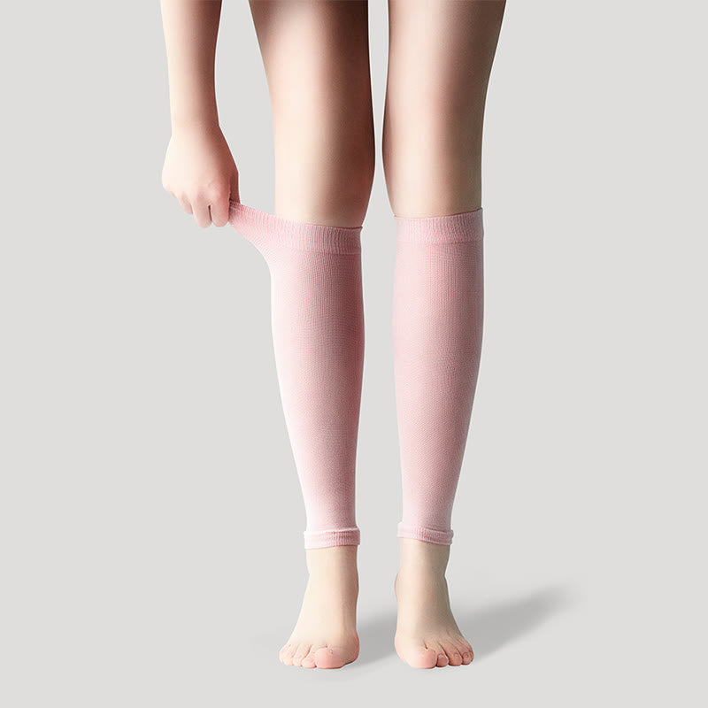 Fußlose Coole Kompressionsstrümpfe aus Eisseide, Unisex - Rosa - XL - image 31