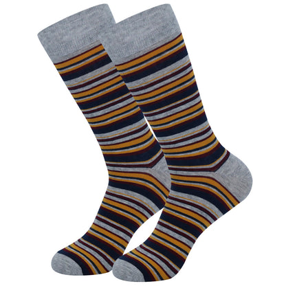 Patchwork-Nadelstreifen-Socken (5 Paar) - image 8