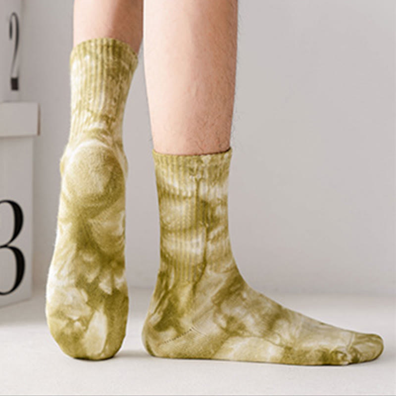 Bunte Viertelsocken im Batik-Look (4 Paar) - image 3