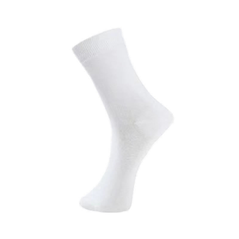 Crew-Socken in Übergröße, einfarbig (8 Paar)