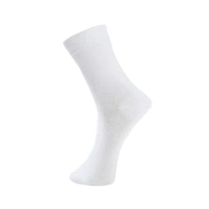 Crew-Socken in Übergröße, einfarbig (8 Paar)