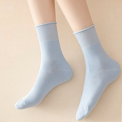 Elastische, einfarbige Viertelsocken in Übergröße (6 Paar)