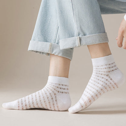 Knöchelsocken aus hohlem Netzgewebe (7 Paar) - image 3