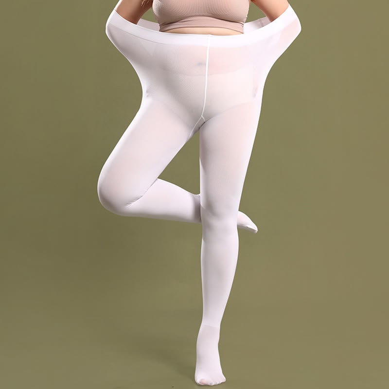 80D Reißfeste Strumpfhosen ohne Fuß für Damen in Übergröße (3 Paar) - XL - image 0