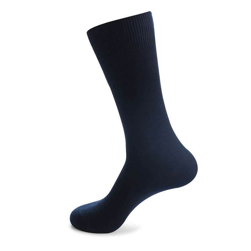 Strapazierfähige, einfarbige Socken (7 Paar) - Marineblau - EU46-50 (US12-15) - image 12