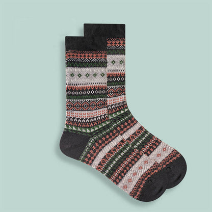 Retro-Socken aus weicher Baumwolle (10 Paar) - Schwarz - EU37-43 (US4-9) - image 3